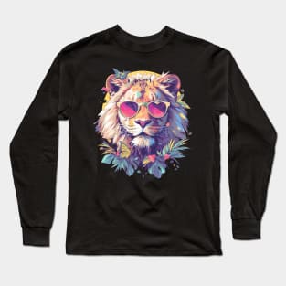 cool lion Long Sleeve T-Shirt